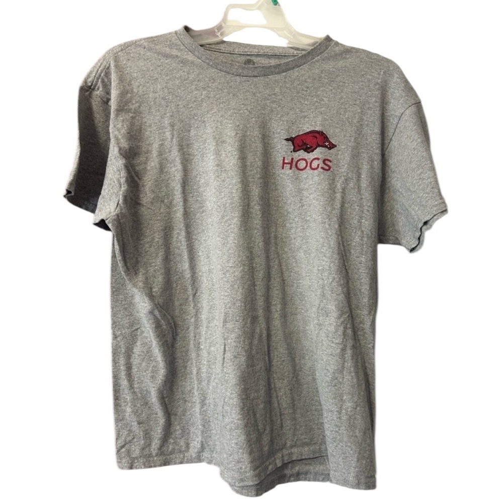 Arkansas Razorbacks Gray Hogs Short Sleeve Tee - Picture 2 of 5